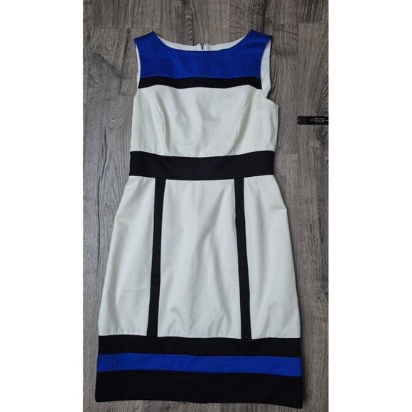 NWT TAHARI Adam Levine Sleeveless Back Zip Dress Women's Size 8 - Picture 2 of 8
